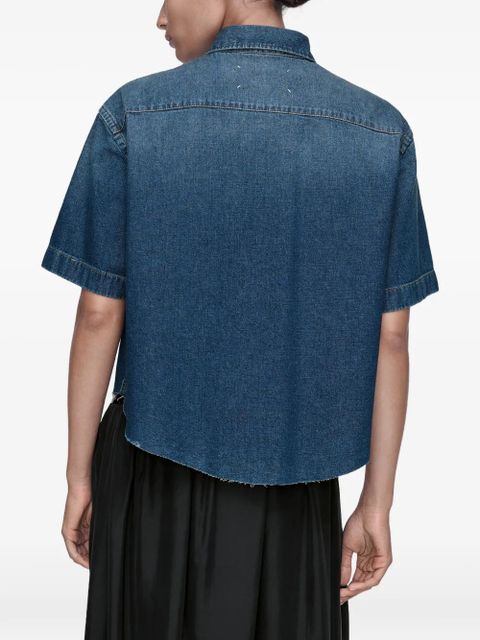 Maison Margiela buttoned shirt - Blue
