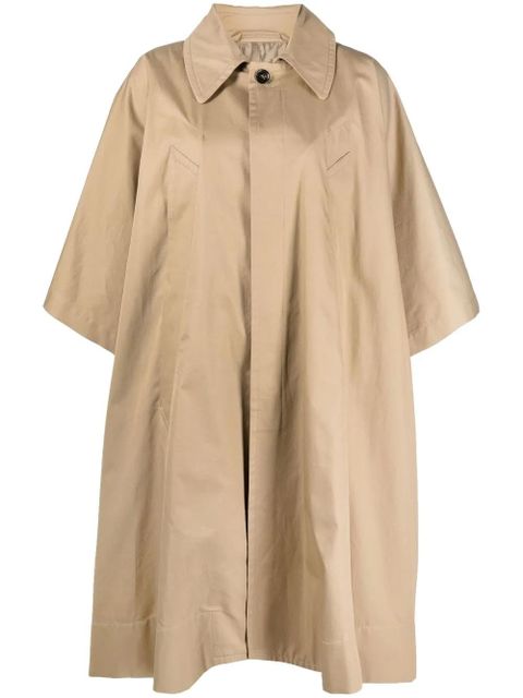 MM6 Maison Margiela single-breasted trench coat - Neutrals - zdjęcie produktu nr 1