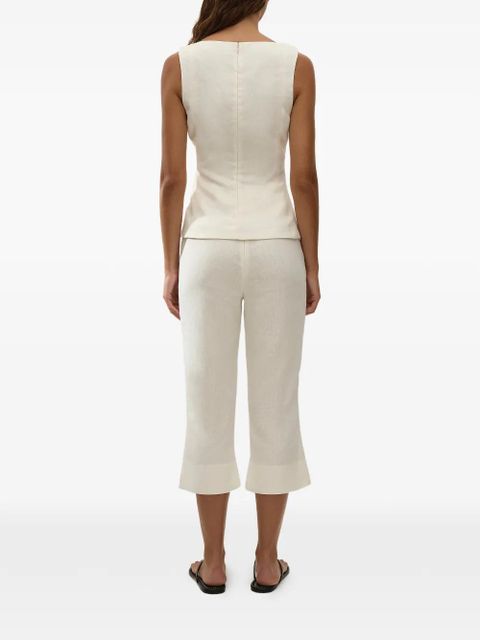 Faithfull the Brand Mina square-neck top - White - zdjęcie produktu nr 2