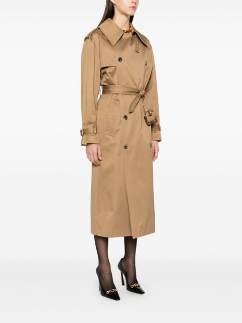 Saint Laurent cotton trench coat - Neutrals