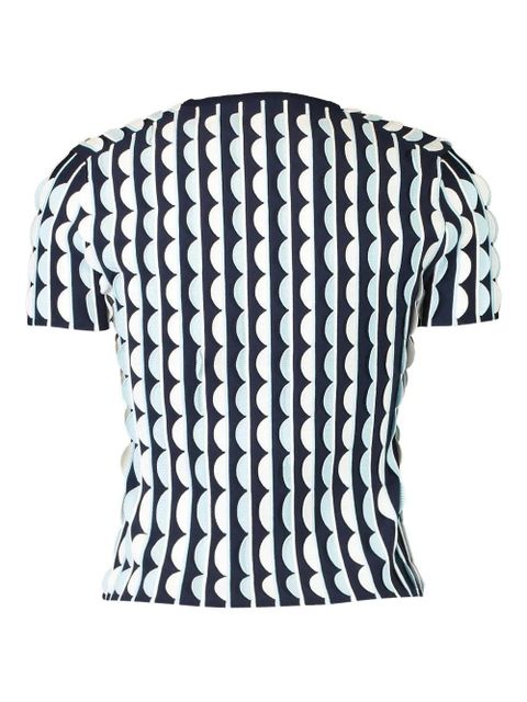 Simkhai Kendra patterned T-shirt - Blue