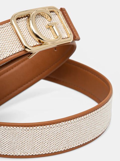 Guess pasek SEBINA damski kolor brązowy BW9203 P5135