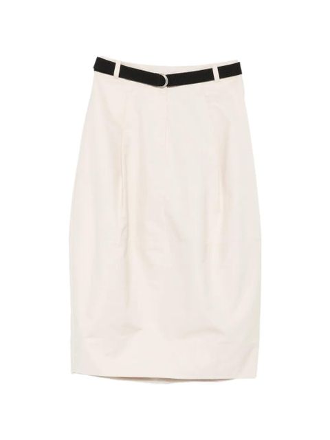 St. Agni pleated cocoon skirt - Neutrals - zdjęcie produktu nr 1
