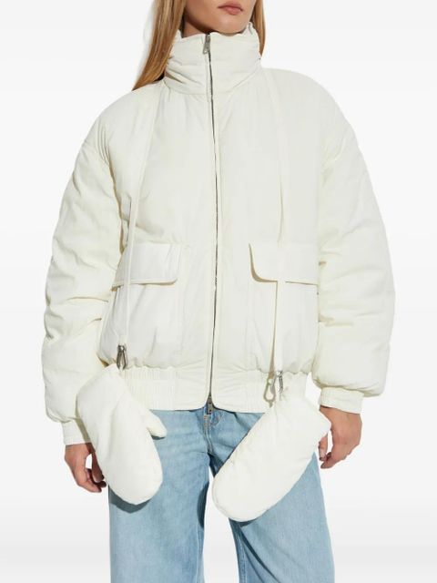 Golden Goose flap-pockets puffer jacket - Neutrals