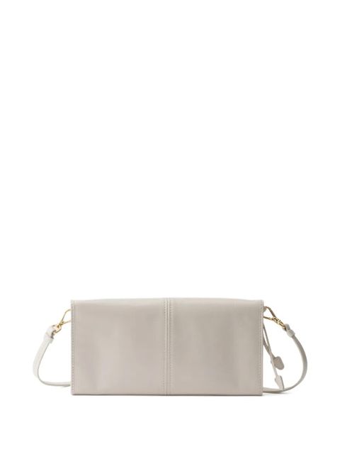 Prada leather wallet with shoulder strap - Neutrals - zdjęcie produktu nr 2