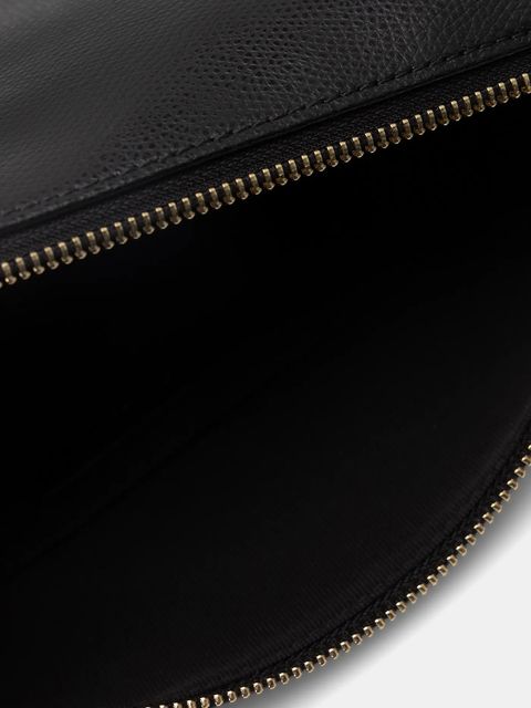 Furla torebka skórzana Tonie Mini Hobo kolor czarny WE00877 A.0023 O6000