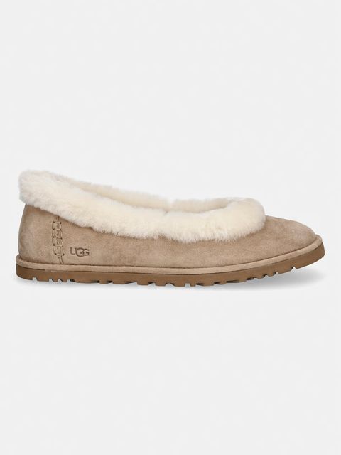 UGG baleriny zamszowe W Zora Ballet Flat - zdjęcie produktu nr 1