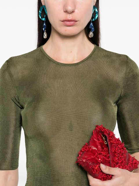 Saint Laurent knitted top - Green - zdjęcie produktu nr 1