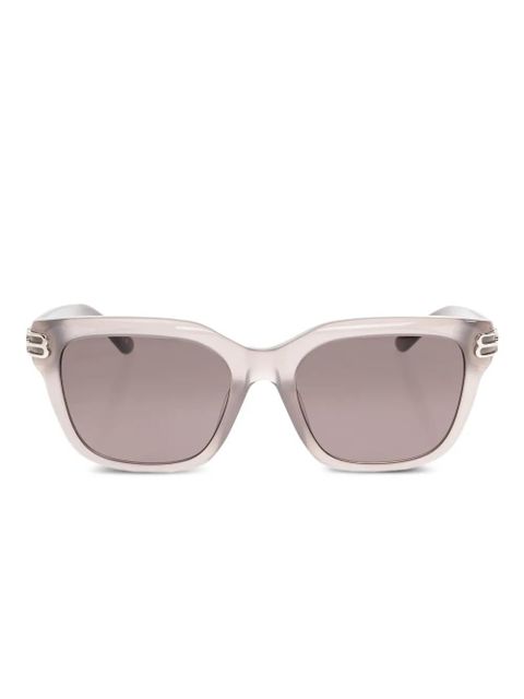 Balenciaga Eyewear Casino triple-detail square sunglasses - Pink - zdjęcie produktu nr 1