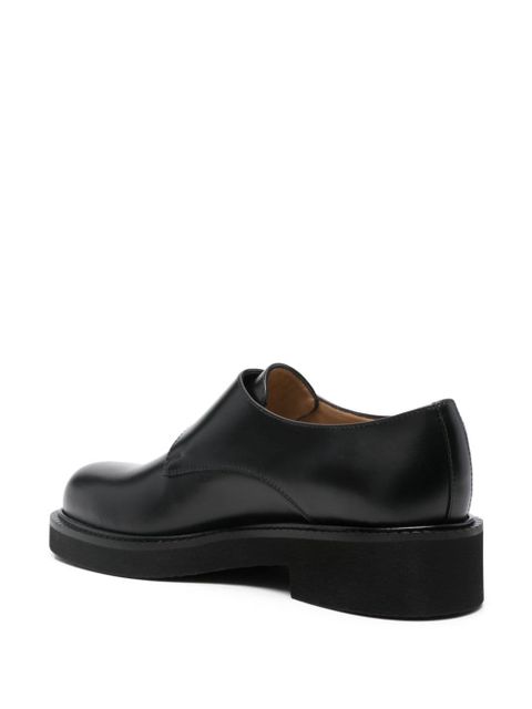 Valentino Garavani VLogo Signature leather monk shoes - Black