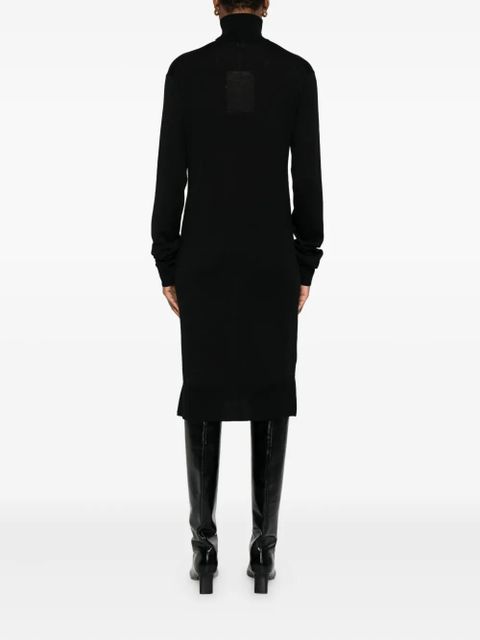 TOTEME turtleneck midi dress - Black
