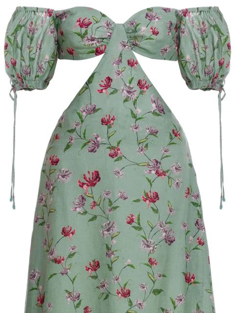 Agua By Agua Bendita Cielo Honeysuckle dress - Green