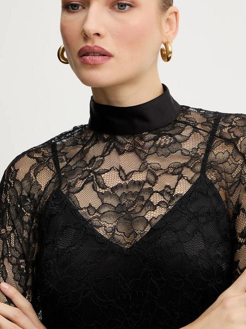 Pinko sukienka kolor czarny mini rozkloszowana 105503 A2R7