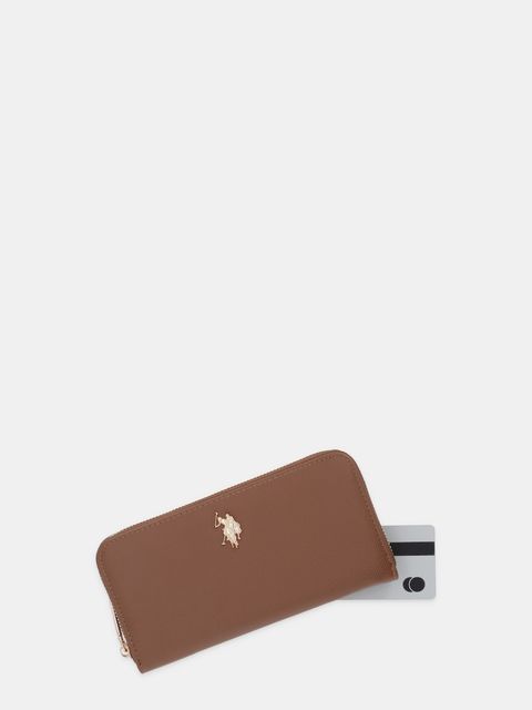 U.S. Polo Assn. portfel Jones damski kolor brązowy BEUJE8658WVP