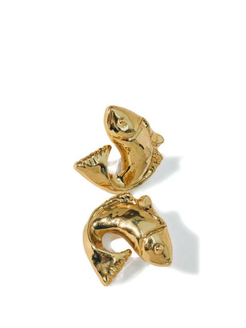 Jacquemus The Poisson earrings - Gold