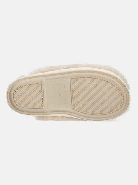 Answear.LAB kapcie wełniane kolor beżowy