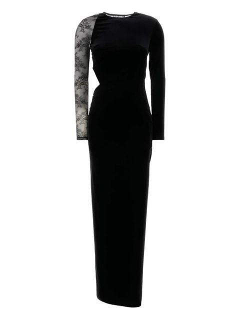 Self-Portrait long-sleeve maxi dress - Black - zdjęcie produktu nr 1