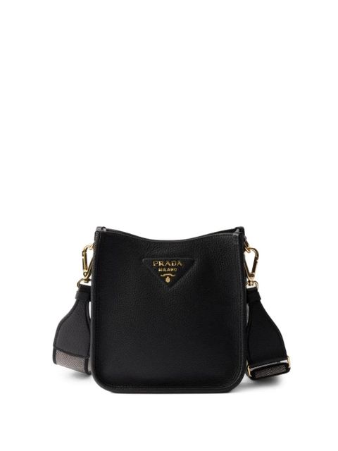 Prada mini leather shoulder bag - Black - zdjęcie produktu nr 1