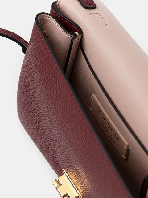 Coccinelle torebka skórzana Arlettis kolor bordowy E1 MD5 19 03 01