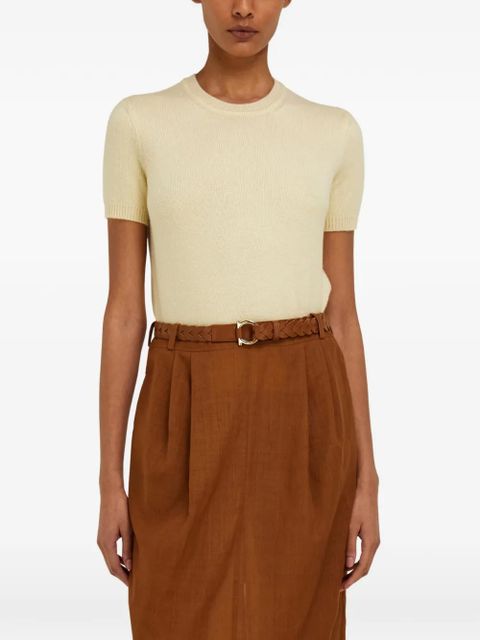 Ferragamo Gancini fixed belt - Brown