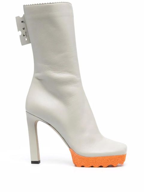 Off-White Sponge 110mm ankle boots - Grey - zdjęcie produktu nr 1