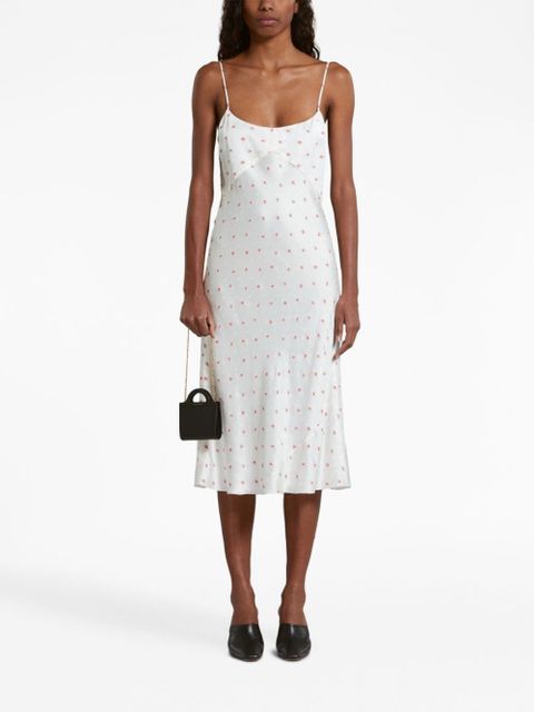 Marni Tropicalia leather wallet-on-chain - Black