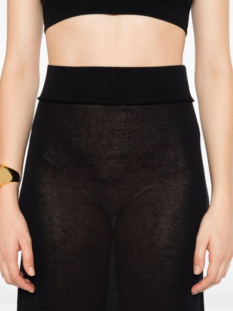 TOTEME knitted skirt - Black