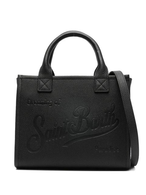 MC2 Saint Barth midi Vanity debossed top-handle tote bag - Black - zdjęcie produktu nr 1