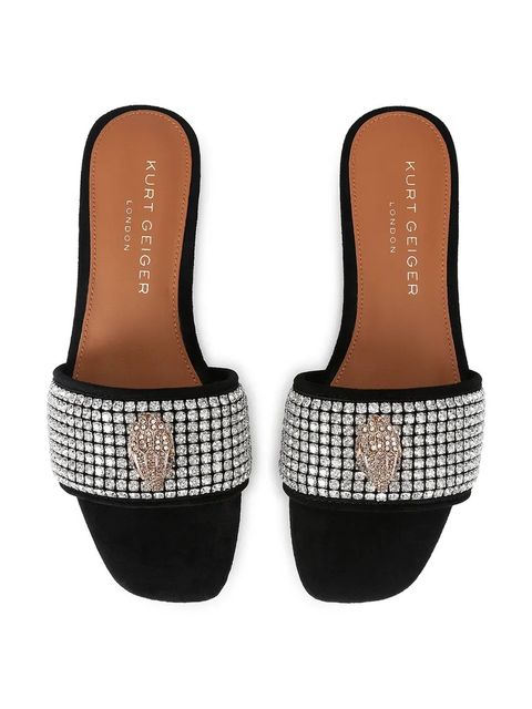 Kurt Geiger London klapki skórzane Kensington C Flat Sandal - zdjęcie produktu nr 1