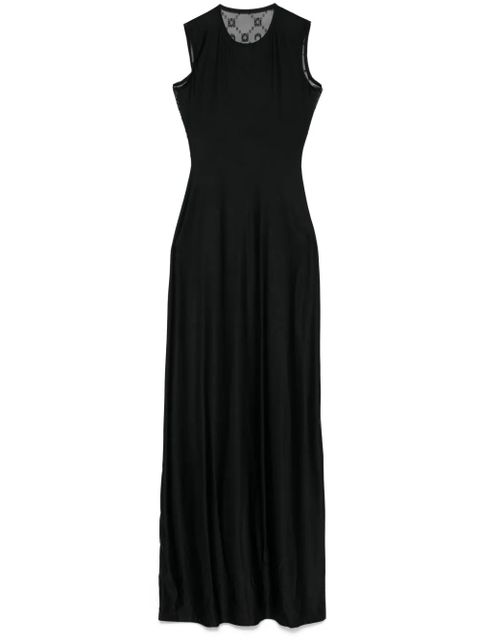 Marine Serre jersey tank dress - Black - zdjęcie produktu nr 1