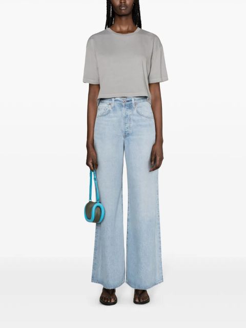 AGOLDE Anya cropped T-shirt - Grey - zdjęcie produktu nr 2