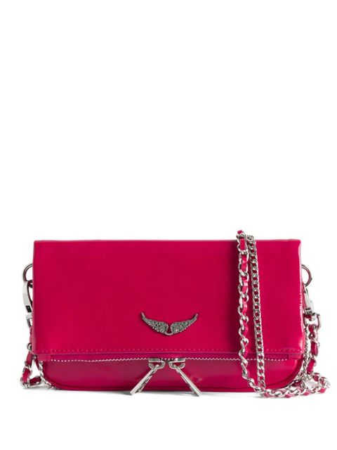 Zadig&Voltaire Rock Nano leather crossbody bag - Pink - zdjęcie produktu nr 1