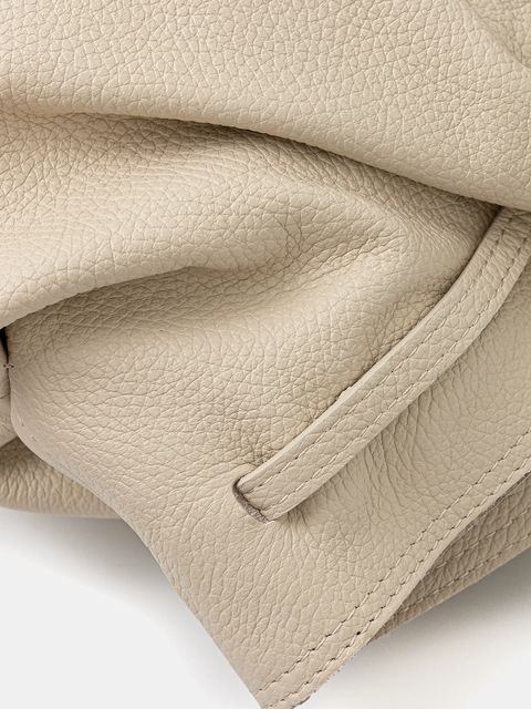 Answear.LAB torebka skórzana kolor beżowy