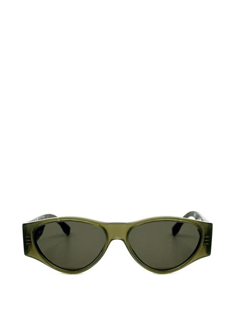 FENDI geometric logo sunglasses - Green - zdjęcie produktu nr 1