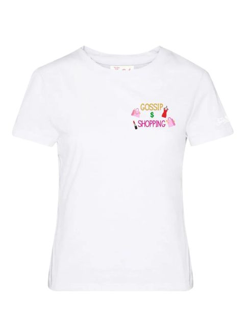 MC2 Saint Barth Emilie embroidered cotton T-shirt - White - zdjęcie produktu nr 1