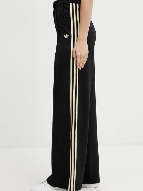 adidas Originals spodnie Manager Pants damskie kolor czarny proste high waist KD2963