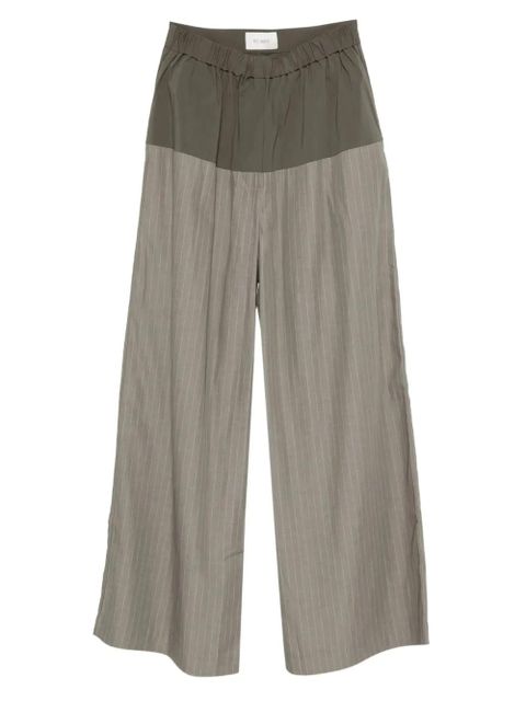 St. Agni pinstriped trousers - Green - zdjęcie produktu nr 1