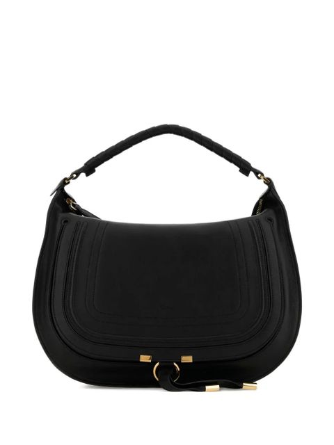 Chloé Marcie leather shoulder bag - Black - zdjęcie produktu nr 1