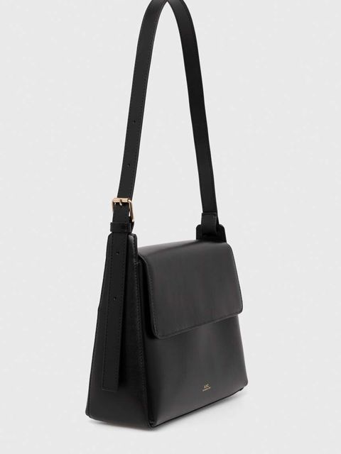 A.P.C. torebka skórzana sac virginie flap - zdjęcie produktu nr 2