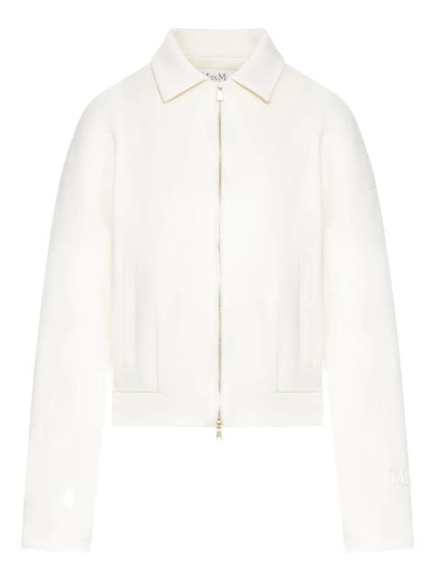 Max Mara shirt-collar zip-front jacket - White - zdjęcie produktu nr 1