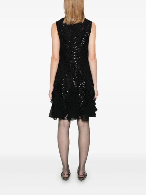 Lauren Ralph Lauren sequined mini dress - Black