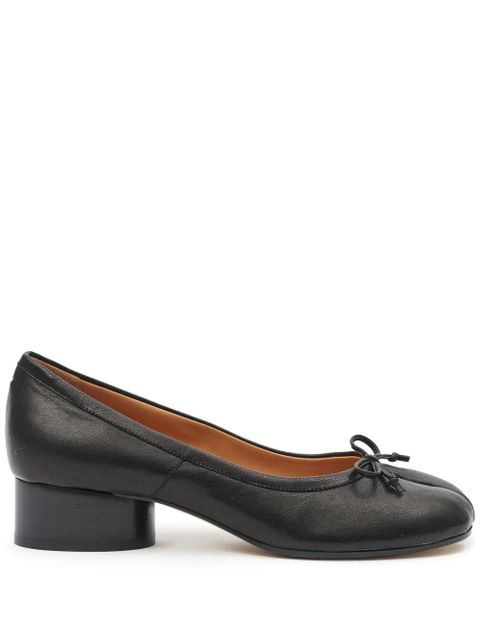 Maison Margiela Tabi 30mm leather ballerina pumps - Black - zdjęcie produktu nr 1