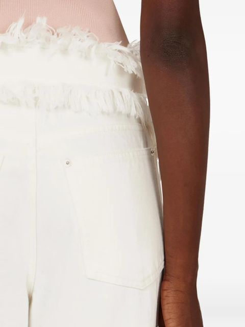 Ferragamo cotton jeans - White