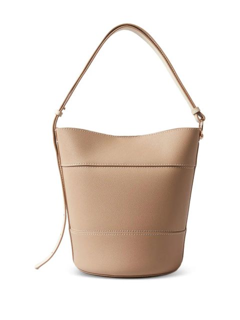 Claudie Pierlot Solveig leather bucket bag - Neutrals - zdjęcie produktu nr 2