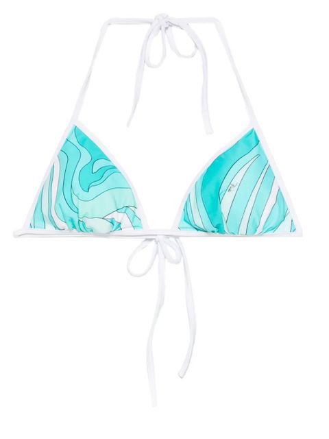 PUCCI triangle bikini top - Blue - zdjęcie produktu nr 1