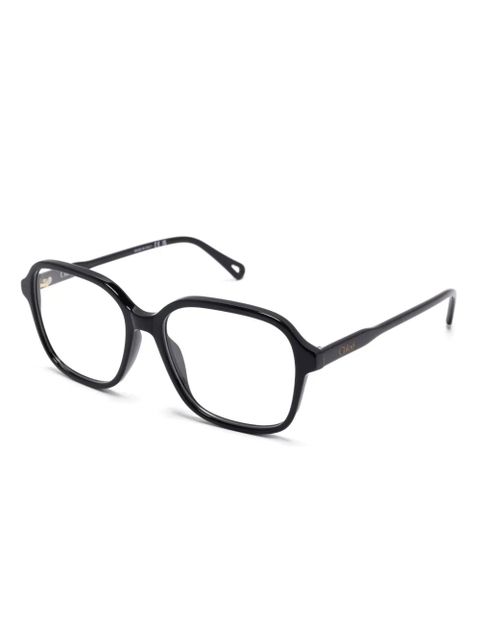 Chloé Eyewear square-frame glasses - Black - zdjęcie produktu nr 2