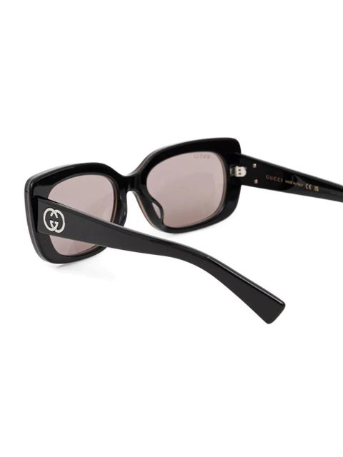 Gucci Eyewear rectangle-frame sunglasses - Brown - zdjęcie produktu nr 2