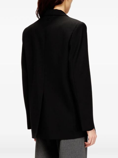 Diesel single-breasted blazer - Black
