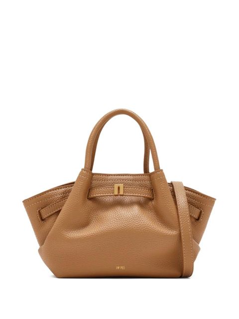 JW Pei Hana handle pebbled tote bag - Brown - zdjęcie produktu nr 1