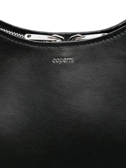 Coperni crescent zip tote bag - Black